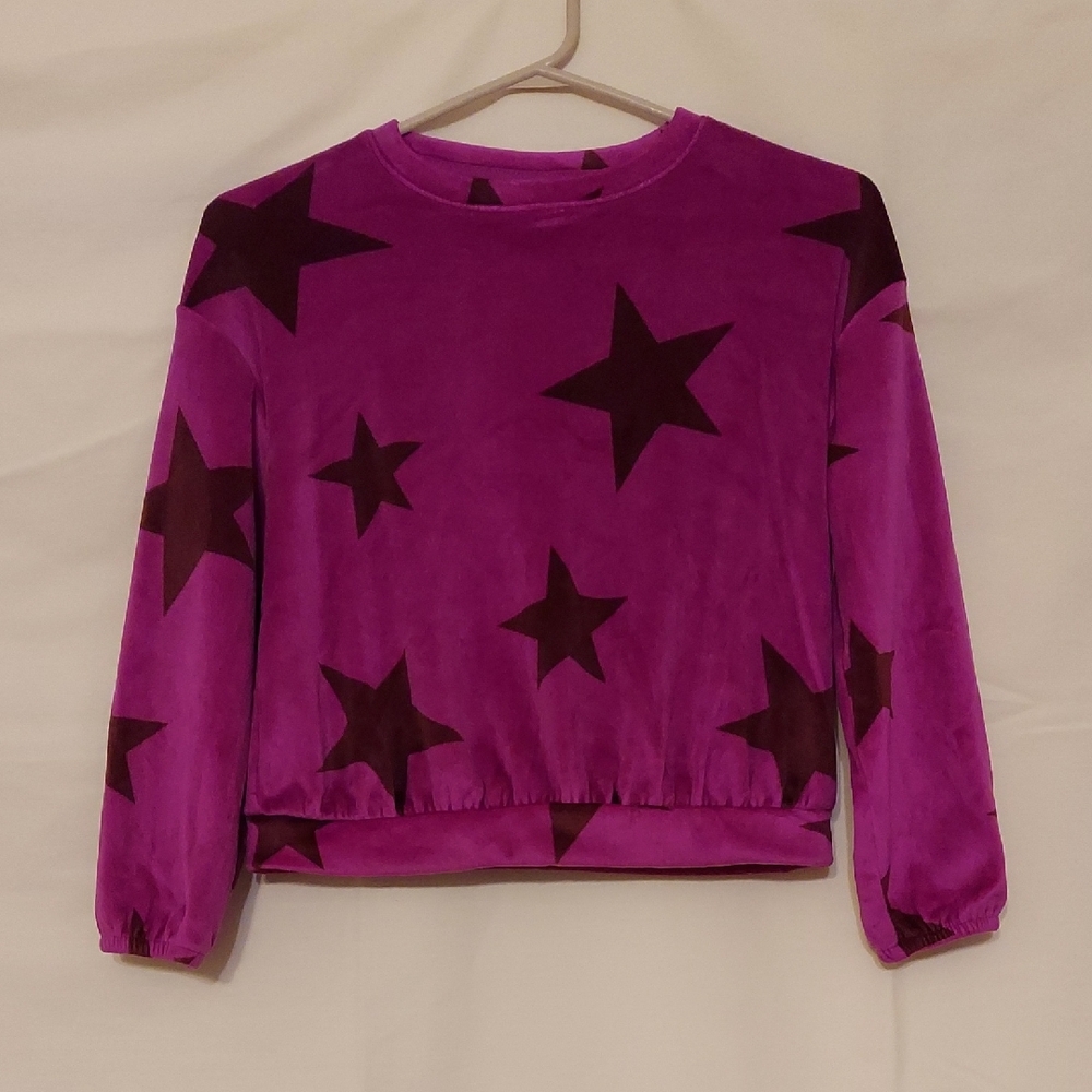 ‼️3 for $10‼️ Cat & Jack Purple Long Sleeve Velour Top